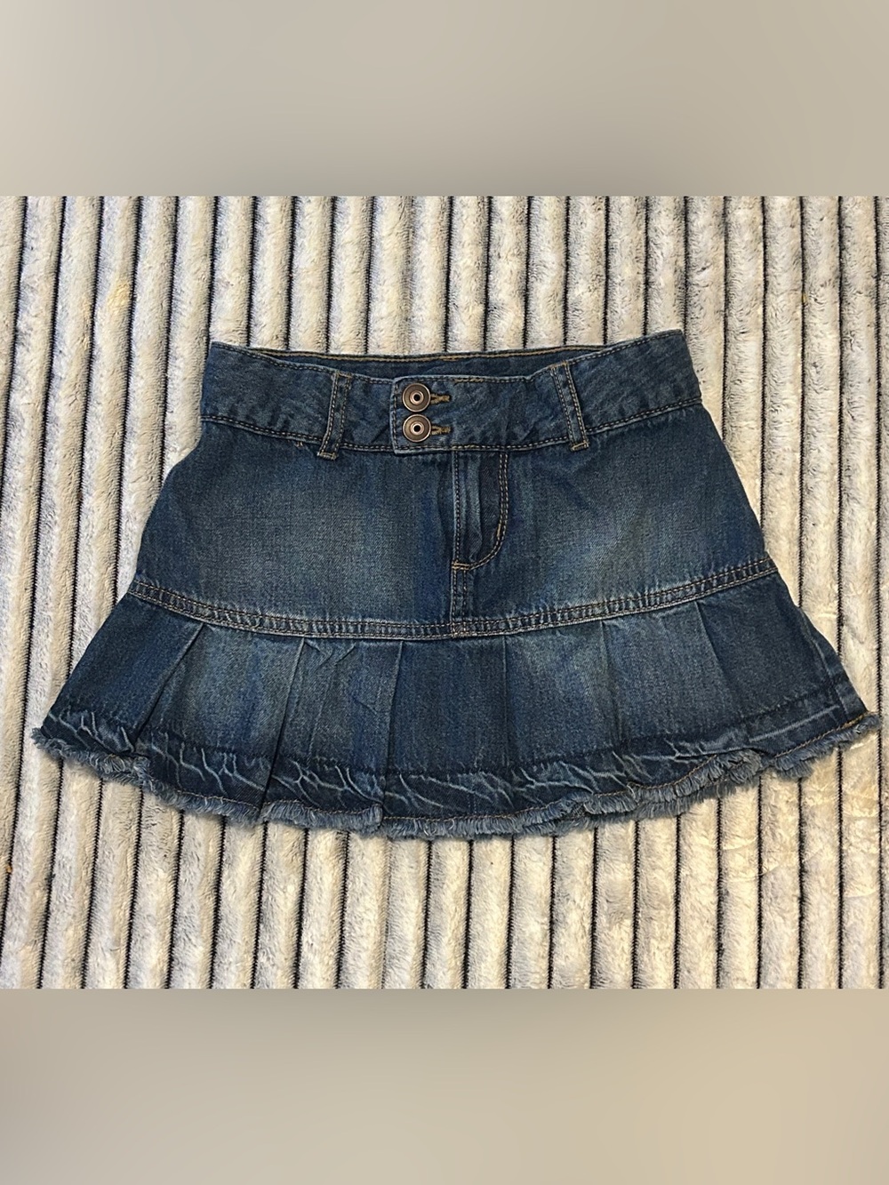 The Children's Place Blue Denim Skort with Navy Liner